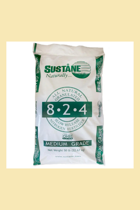 Sustane Granulated Fertilizer (8-2-4) Medium Grade - 50 lb Bag
